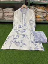 Printed Pure Cotton Co-ord Set with Embroidery