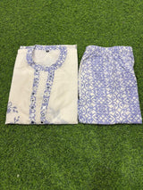 Printed Pure Cotton Co-ord Set with Embroidery