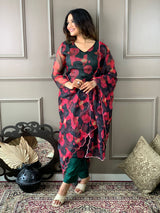 Premium Organza Kurta Set with Lining
