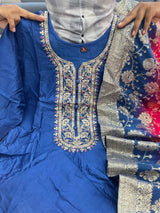 Jashn-E-Noor Anarkali Flared Kurti Pant Dupatta Set