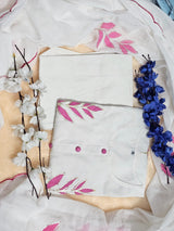 Beautiful Cotton Flex Patch Work Kurta Pant Dupatta Set