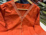Premium Cotton Co-ord Set with Stylish Button Detailing &amp; Pocket