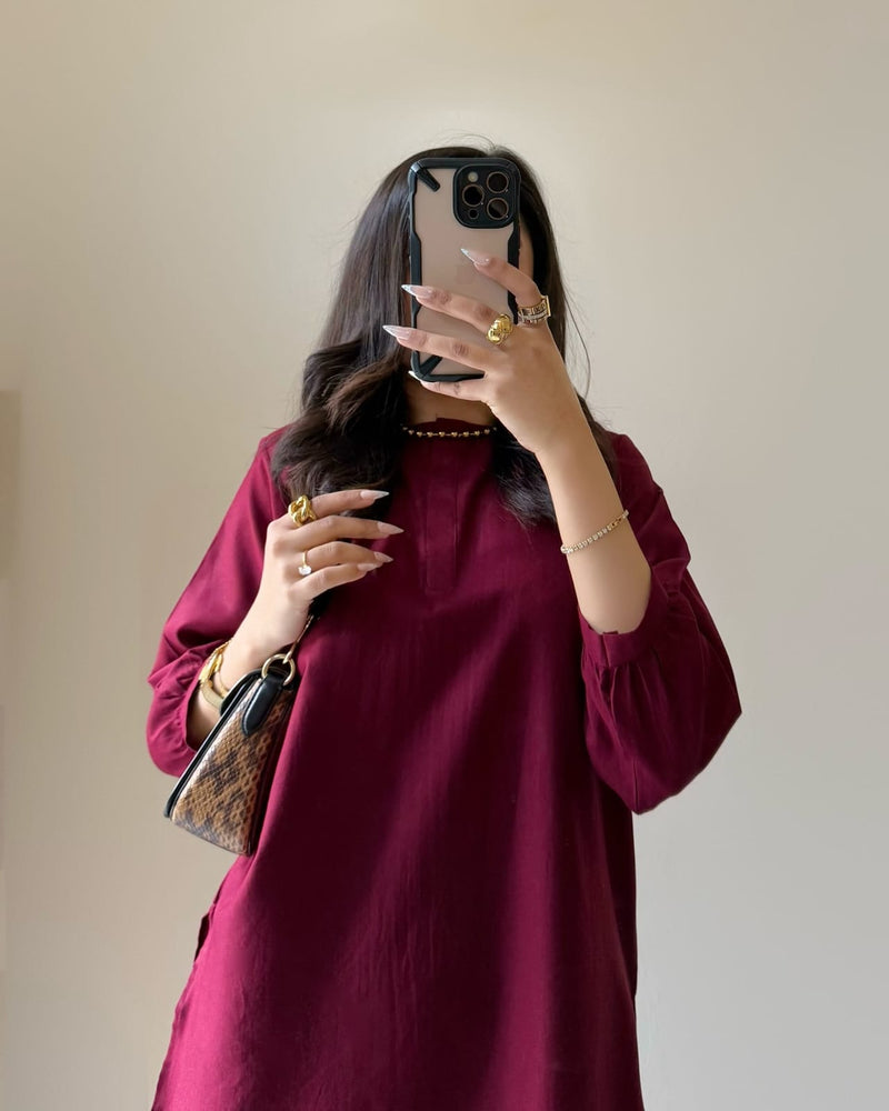 Premium Cotton Pleated Buttoned Co-ord Set with Palazzo