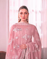 Premium Heavy Faux Georgette Embroidered Kurti Palazzo Dupatta Set