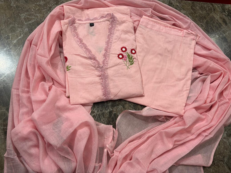 A-line kurti set with dupatta