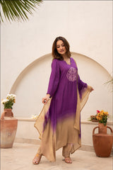 Premium 3 Piece Cotton Kurti Pant Dupatta Set