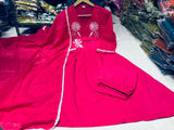 Elegant Flaired Cotton Kurta Set with Malmal Dupatta