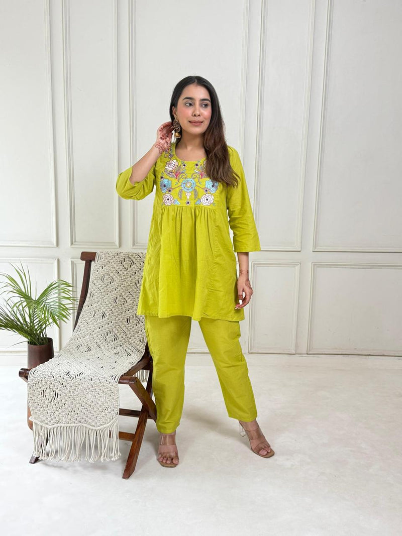 Trendy & Comfortable Pure Cotton Coord Set