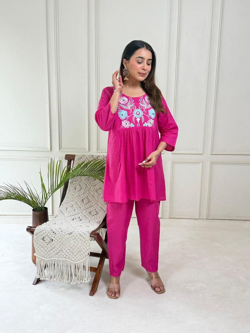 Trendy & Comfortable Pure Cotton Coord Set