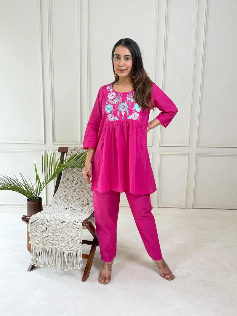 Trendy & Comfortable Pure Cotton Coord Set