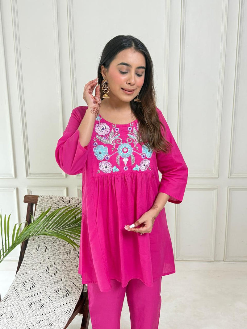 Trendy & Comfortable Pure Cotton Coord Set