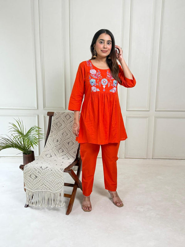Trendy & Comfortable Pure Cotton Coord Set
