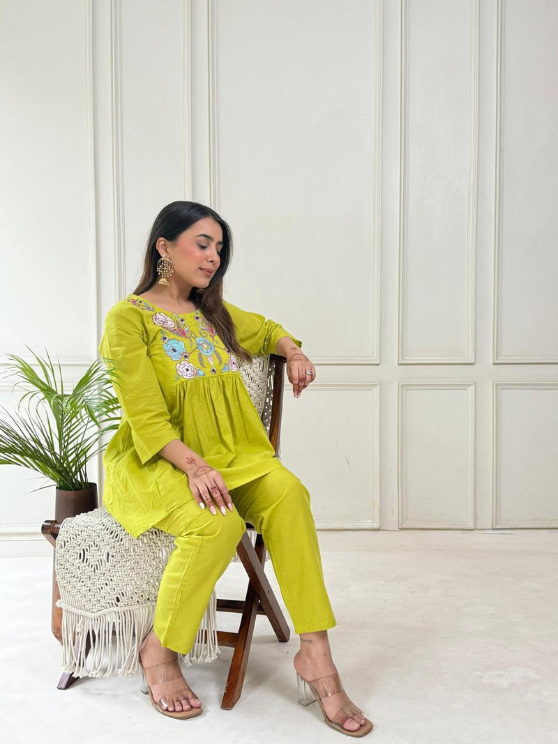 Trendy & Comfortable Pure Cotton Coord Set