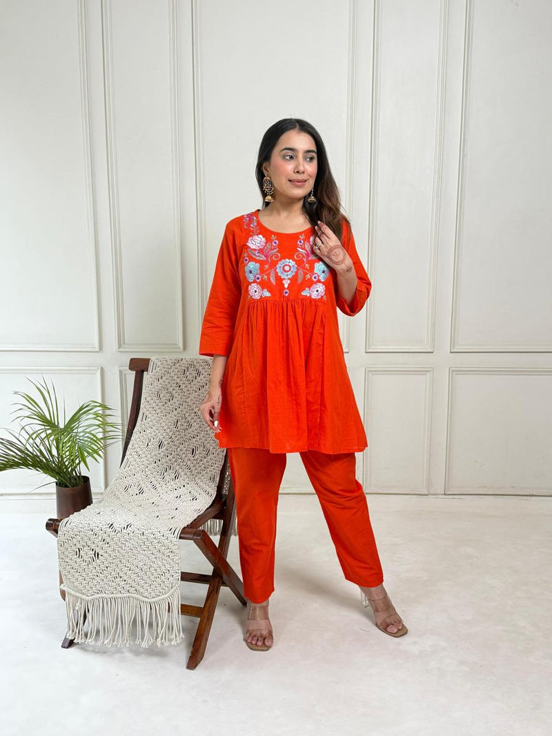 Trendy & Comfortable Pure Cotton Coord Set