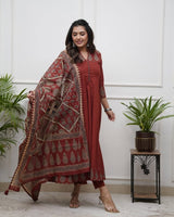 Dreamy Flair Anarkali Set