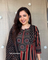 Premium Heavy Cotton Kurti Pant Dupatta Set