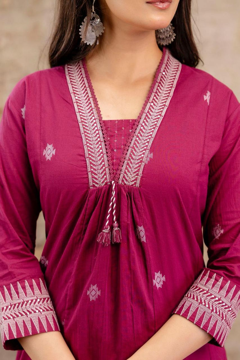 Heavy Embroidered Suit