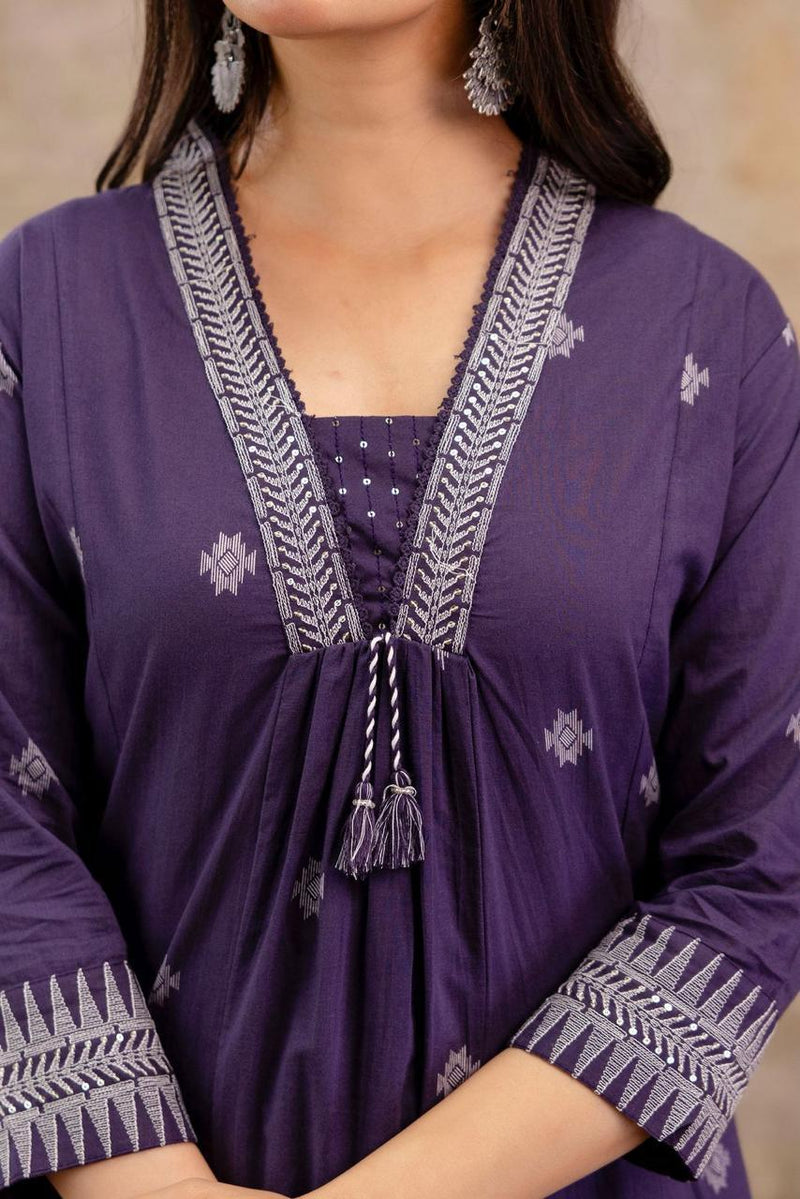 Heavy Embroidered Suit