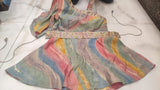 premium muslin with gotta patti work sharara set
