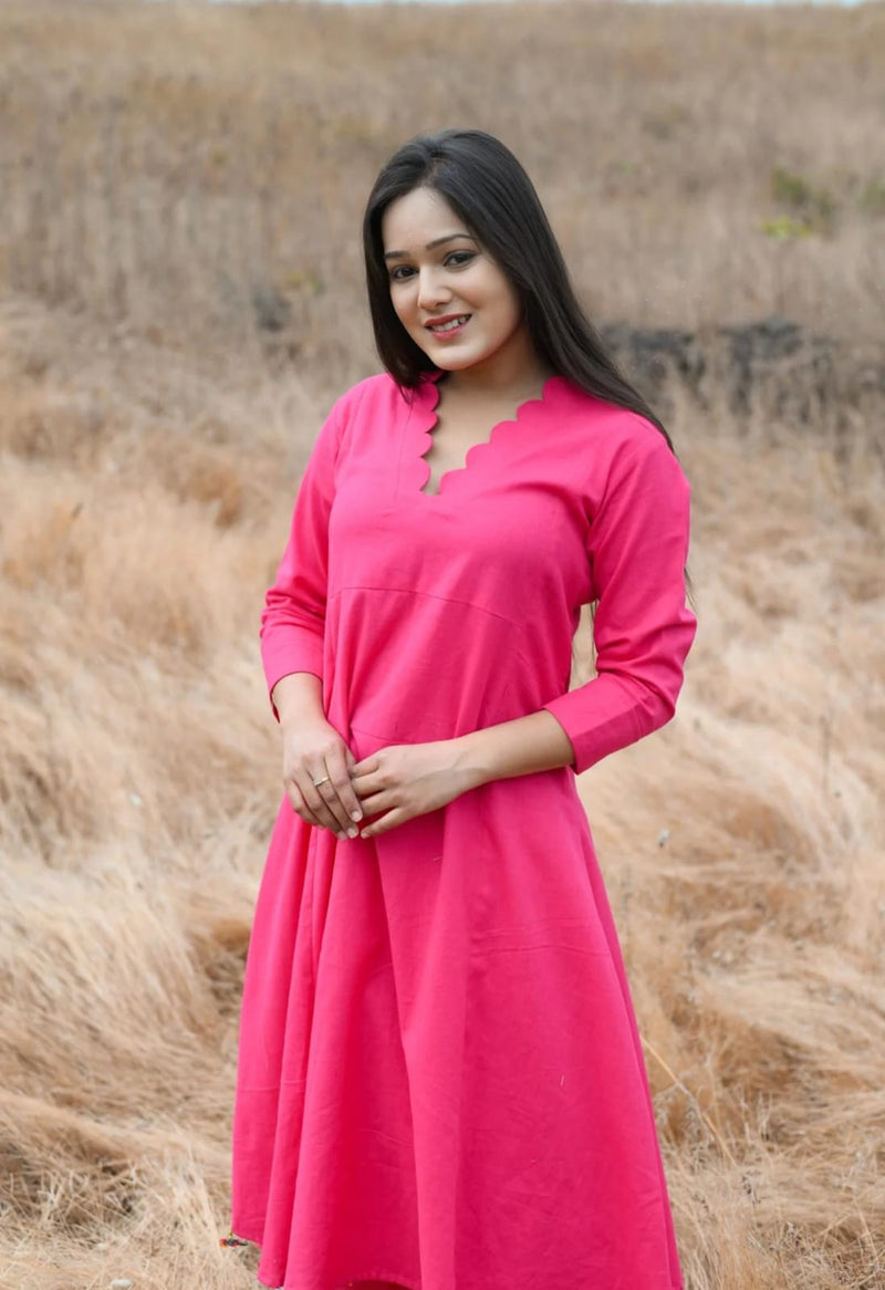 premium cotton kurti pant set