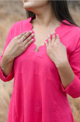 premium cotton kurti pant set