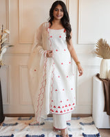 Premium Cotton Flex Kurti pant dupatta Set