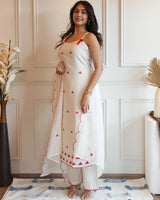 Premium Cotton Flex Kurti pant dupatta Set