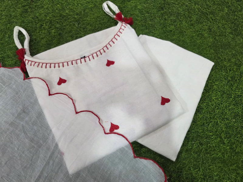 Premium Cotton Flex Kurti pant dupatta Set