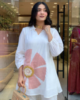 Elegant Embroidery Premium Cotton Co-ord Set