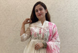 Mulmul Cotton With Lining Strength Kurta Pant Dupatta Set