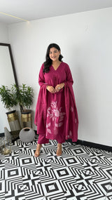 Premium Cotton Kurti Pant Dupatta Set