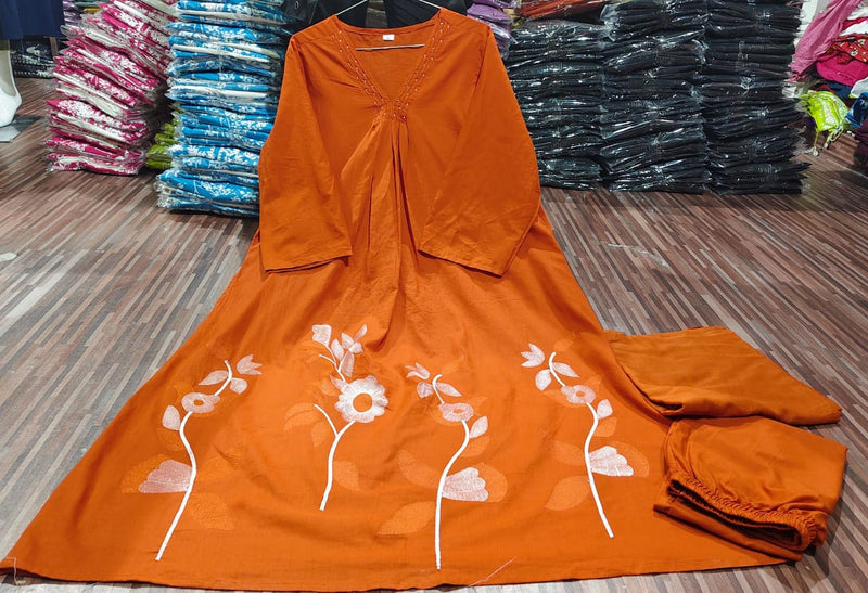 Premium Cotton Kurti Pant Dupatta Set