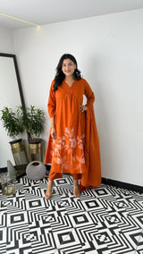 Premium Cotton Kurti Pant Dupatta Set