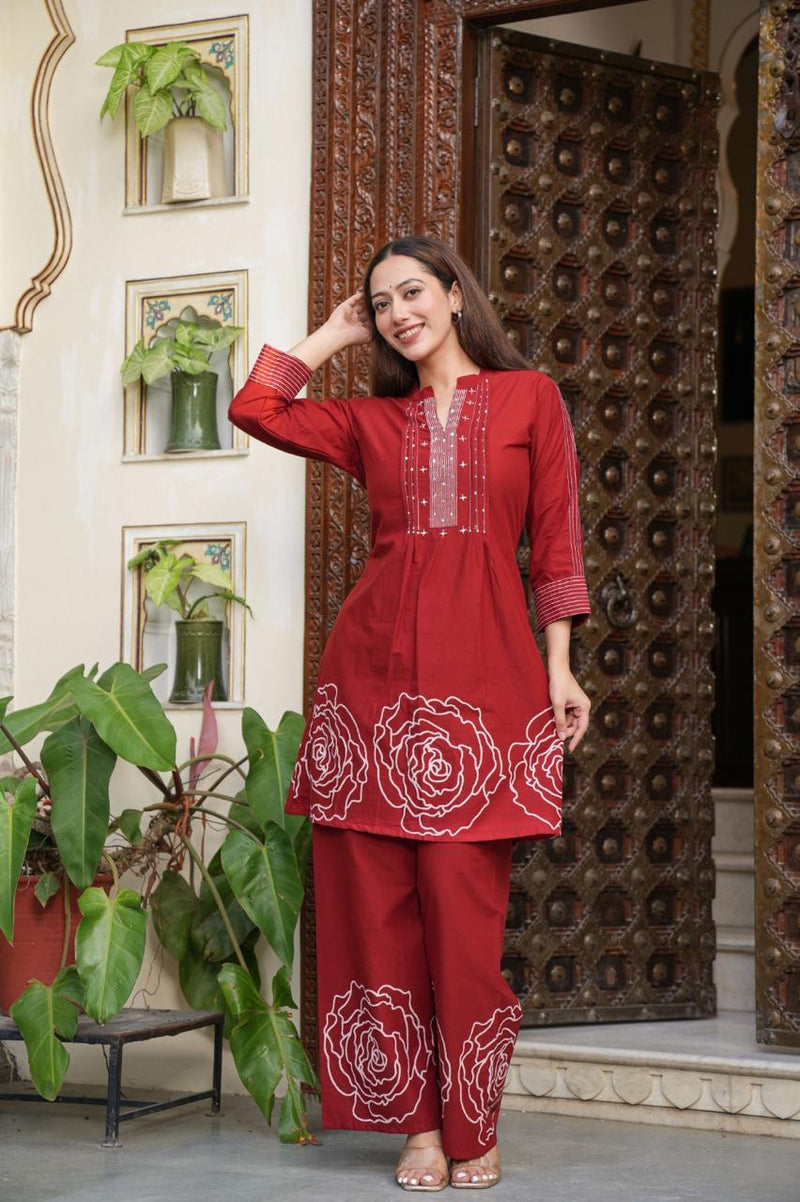 Pure Cotton Co-ord Set