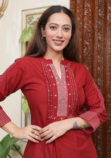 Pure Cotton Co-ord Set