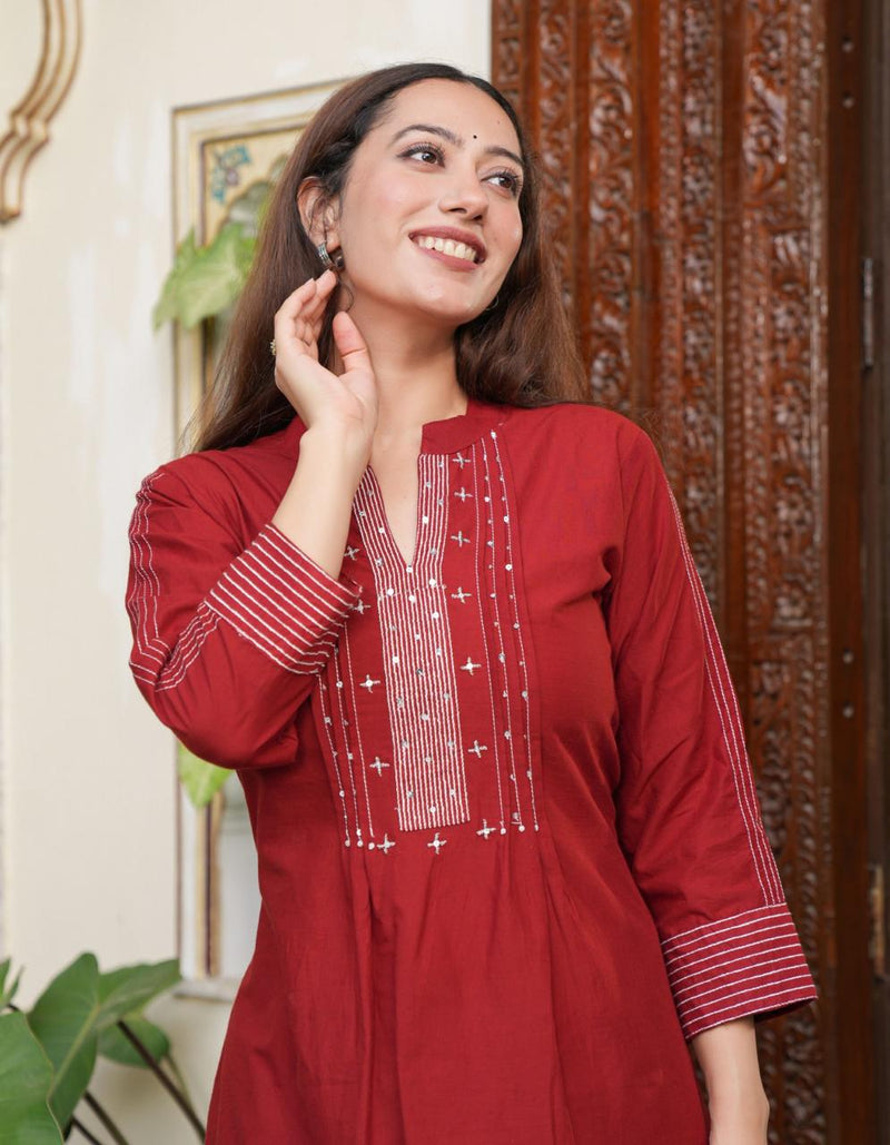 Pure Cotton Co-ord Set