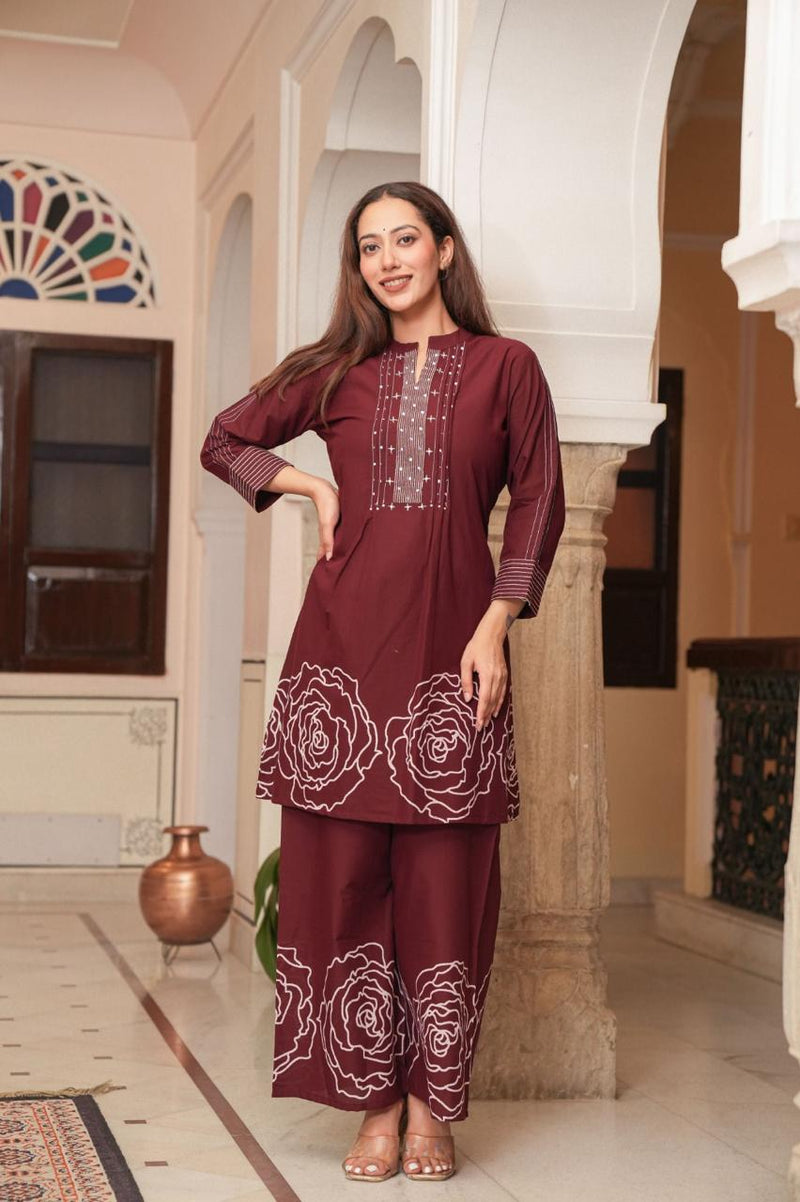 Pure Cotton Co-ord Set