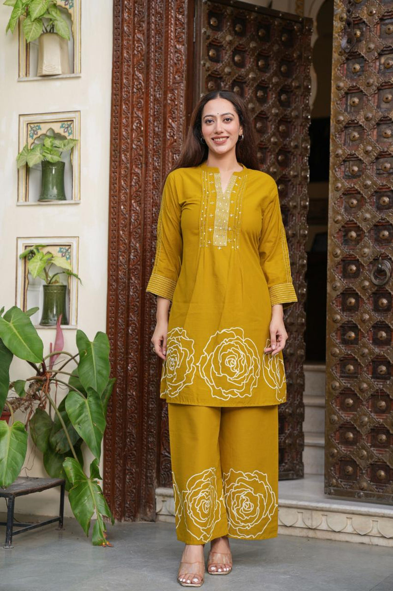 Pure Cotton Co-ord Set