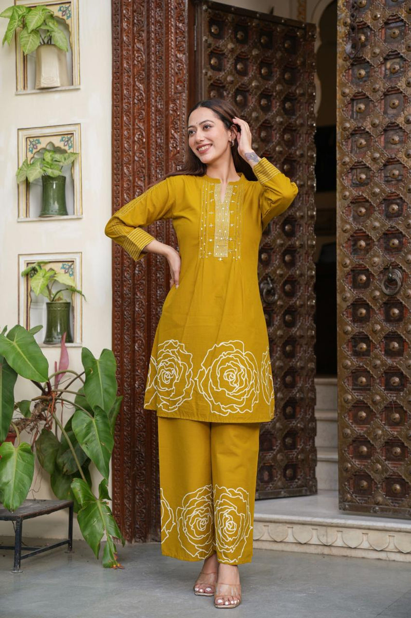 Pure Cotton Co-ord Set