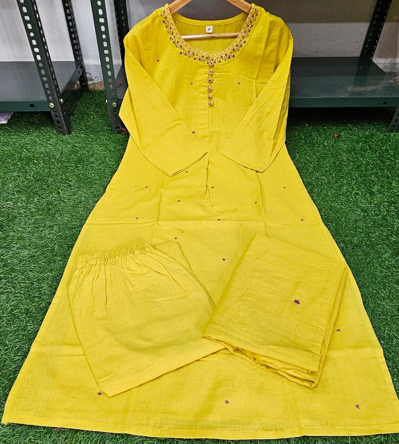 Premium Cotton Flex Kurta, Pant & Dupatta Set