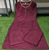 Premium Cotton Flex Kurta, Pant & Dupatta Set