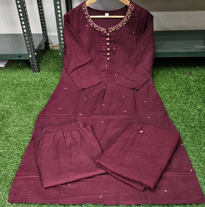 Premium Cotton Flex Kurta, Pant & Dupatta Set