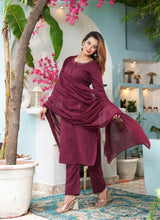 Premium Cotton Flex Kurta, Pant & Dupatta Set