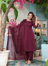 Premium Cotton Flex Kurta, Pant & Dupatta Set