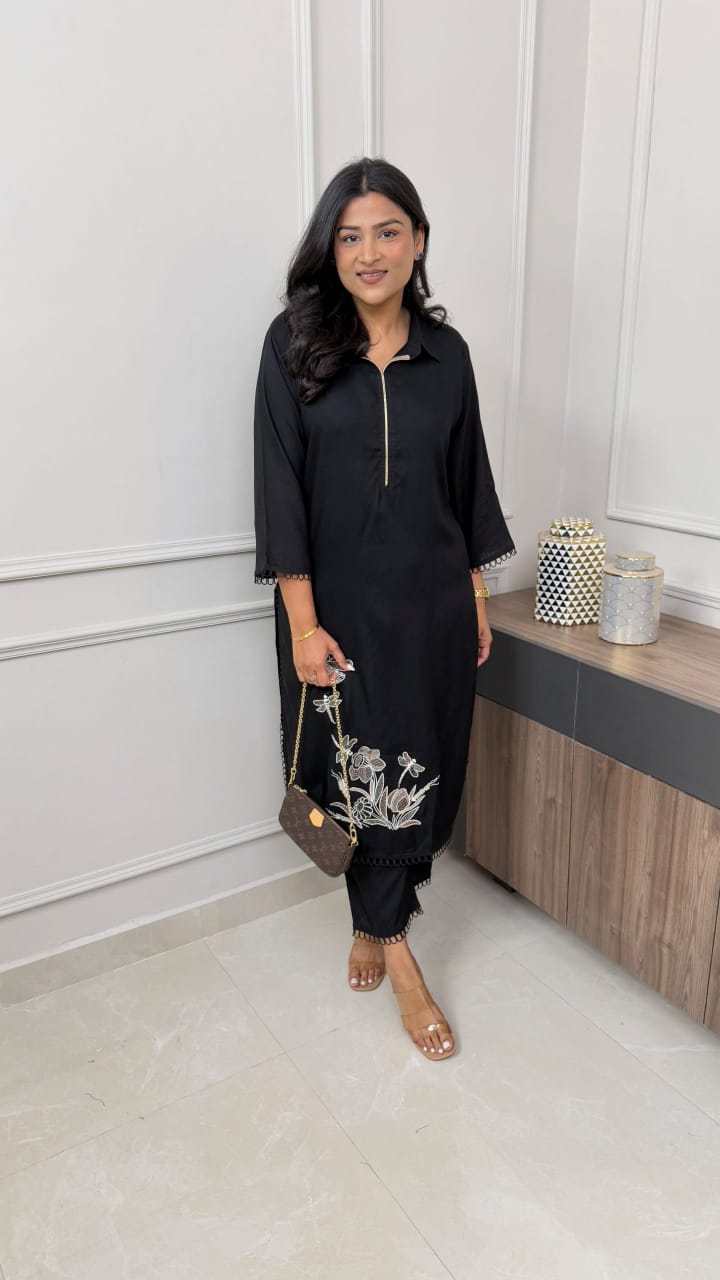 Pure Cotton Kurta Pant Set