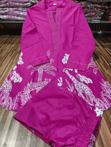 premium pure cotton kurti pant set