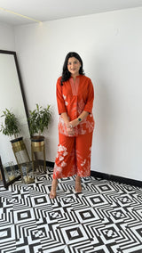 premium pure cotton kurti pant set