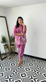 premium pure cotton kurti pant set