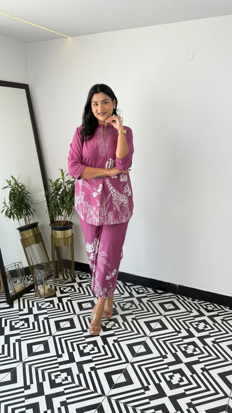 premium pure cotton kurti pant set