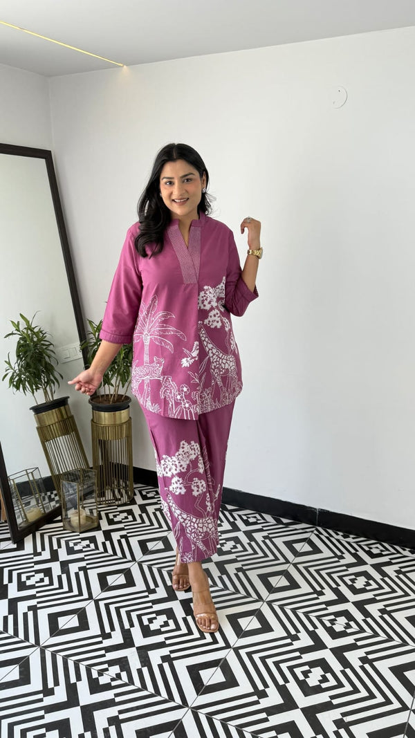 premium pure cotton kurti pant set
